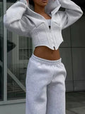 Chic Irregular Women Jackets Hooded Long Sleeve Fitted Jacket for Casual Outing Gathering Wear  Autumn Fashion New