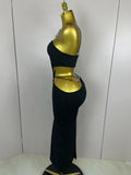 Women Sexy Halter Hollow Out Sleeveless Black Red Bodycon Long Bandage Dress Celebate Prom Elegant Luxury Birthday Club Dress