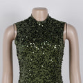 Sexy Sparkly Sequin Patchwork Bodycon Dresses for Woman Ruffle Tassel Dress Female Party Clubwear Long Birthday Outfits