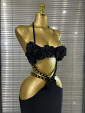 New Style Women Sexy Halter Florals Golden Sequined Bodycon Long Bandage Dress Nightclub Party Celebrate Vacation Birthday Wear
