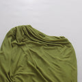 Spliced Folds Shawl Design Temperament Dresses for Women O Neck Long Sleeves Patchwork mermaid Dress Female Clothing