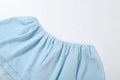 Ruched Elegant 2 Piece Set Woman Tierred Design Halter Backless Irregular Tops+Mini Shorts Beach Party Style Suits
