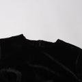 Solid Spliced Sequines Slimming Dresses for Women O Neck Long Sleeve Temperament Dress Female Fashion Style