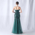 Sexy Elegant Long Wedding Party Dresses for Women 2025 Luxury Mesh Bridesmaid Evening Dresses Woman Sequin Summer Dress