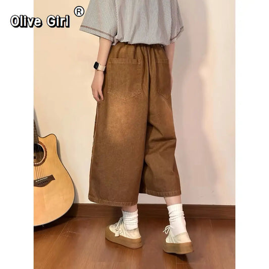 Olive Girl Brown Romantic Streetwear Fairycore 2026 Everyday Wear S-XXL XS-3XL Plus Size Romantic Cottagecore Not Costume Streetwear Chinese Heritage Fashion Women