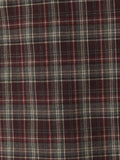 Edgy Street Style Plaid Mini Skirts for Women Low Waist Metal Ring Accent Pleated Hem for Vintage Music Festival