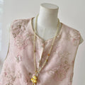 Olive Girl Pink Embroidered Embroidered Top for Garden Wedding 2026 Fairycore Photoshoot Everyday Wear S-XL XS-3XL Plus Size Embroidered Romantic Garden Party Editorial Not Costume Embroidered Top Chinese Top Blouse Chinese Heritage Fashion Women