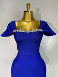 Celebrity Elegant Bandage Long Party Dress 2025 Women Sexy Square Collar Stretch Evening Prom Gown Club Luxury Birthday Dresses
