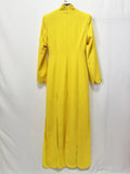 2026 Autumn New Fashion Petal Slit Design Slim V-Neck Long Dress Women'S Long Sleeved Elegant Dinner Party Evening Gown