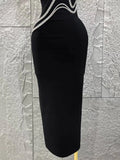 Women Sexy Strapless Shinning Sequins Bodycon Long Bandage Dress Celebrate Evening Party Cocktail Outfit Vestido