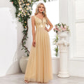 Sexy Prom Bridesmaid Dresses for Women Elegant Mesh Birthday Evening Party Dress Woman Maxi Sequin Summer Dress Vestidos