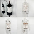 Summer Women's Camisole Fashion Print Lace Patchwork Sleeveless Lace-up Tops New Party Hot Girl Streetwear Female Tops
