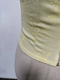 Solid Spliced Diamonds Hollow Out Vests for Women Strapless Sleeveless Tunic Temperament Vest Female