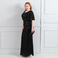 Plus Size Dress for Women Glitter Sequin Dresses Sexy Party Birthday Elegant Celebrity Floor Length Maxi Evening Dress