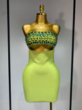 Women Celebrity Luxury Sexy Strapless Sparkly Diamond Cut Out Bodycon Bandage Dress Elegant Evening Club Party Birthday Outfit