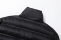 Women's stand-up collar pressure glue zipper Black splicing space cotton jacket jacket for women
