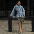 Trendy 2026 Winter Hot Chocolate Brown Peplum Fur Jacket Women Vintage Fashion Fluffy Faux Fox Fur Coat Long Outerwear