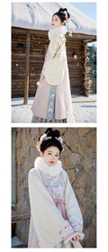 Ming Dynasty Autumn Winter Hanfu Chinese Dress Women's Clothing Horse Face Skirt Set Original Hanfu Cosplay Party Princess
