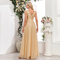 Sexy Prom Bridesmaid Dresses for Women Elegant Mesh Birthday Evening Party Dress Woman Maxi Sequin Summer Dress Vestidos