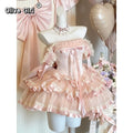 Olivegirl Summer Autumn Rose Lolita Sweet Girl Dress Cosplay Gothic Y2K Women Outfits High Waist JSK Princess Banquet Costumes