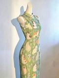 Olive Girl Green Romantic Qipao Fairycore 2026 Everyday Wear S-XXL XS-3XL Plus Size Romantic Garden Party Editorial Not Costume Qipao Cheongsam Chinese Dress Chinese Heritage Fashion Women