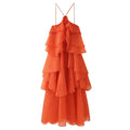 Women Sleeveless Ruffles Loose Ball Gown Smock Strap Maxi Long Sexy Dress 2025 Birthday Vacation Party Dresses Vestidos