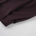 Solid Office Suit for Women Deep V Neck Long Sleeve Spliced Single Button Blazer Wide Trousers Two Piece Set Female