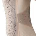 Sexy Rhinestone Jumpsuit Luxury for Women Long Sleeve Sheer Mesh Patchwork Skinny Night Birthday Party Club Romper Overalls
