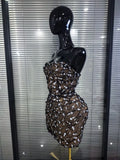 White Black Color Women Sexy Strapless Shining Crystal Bodycon Mini Dress Celebrate Evening Party Birthday Outfit Wholesale