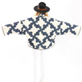 Hit Color Loose Fashion Coat for Women Lapel Long Sleeves Patchwork Printing Elegant Jackets Female Clothing New