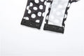 Polka Dot Sexy 2 Piece Set Women Side Split Sleeveless Bandage Bodysuit+Shorts Matching Hipster Party Clubwear Suits