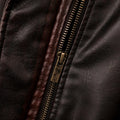 Original High-quality 2026 New Style Women's Leather-effect Blazer with A Stand-up Collar, for Ladies.