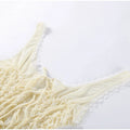Sexy Lace Up Ruffles Vest Women See Through Hollow Out Slash Neck Solid Tops 2026 Spring Summer Chic Streetwear Clothes Lady