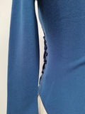 Solid Spliced Folds Designer T Shirt For Women Skew Collar Long Sleeve Patchwork Buttons Chic T Shirts Female New