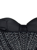 Mesh Sexy Dress Rhinestone Sleeveless Elastic Bodycon Trend Birthday Midnight Party Outfits Luxury Shiny Dress Vestidos