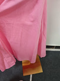 Solid Spliced Button Two Piece Set for Women O Neck Short Sleeve Top High Waist Skirt Sets Female New