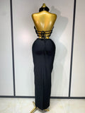 2025 New Women Sexy Halter Hollow Out Flowers Bodycon Bandage Dress Red Backless Elegant Party Luxury Birthday Wedding Dresses