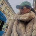 New Blogger Fashion 2026 Autumn Winter Faux Fur Pullovers Women Faux Fox Fur Jacket Coat Chic Street Girls Thick Jumper