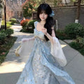 Olive Girl Romantic Dress for Garden Wedding 2026 Fairycore Photoshoot Everyday Wear S-XL XS-3XL Plus Size Romantic Cottagecore Garden Party Editorial Not Costume Dress Chinese Heritage Fashion Women