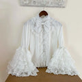 Olive Girl White Romantic Lolita Dress for Ren Faire 2026 Fairycore Photoshoot Everyday Wear S-XL XS-3XL Plus Size Romantic Cottagecore Garden Party Editorial Not Costume Lolita Dress Chinese Heritage Fashion Women