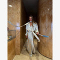 Polka Dot Polka Dot Skirt 2 Piece Set Women Elegant Scarf  Long Sleeve Shirts Suit 2026 Spring Lady Fashion Commute Outwear New