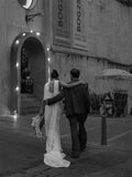 Custom White Strapless High Neck Cape Lace Mermaid Wedding Dress Floor Length Bridal Gown Formal Evening Wear