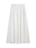 Solid Three Piece Set for Women Square Collar Sleeveless Top with Shawl Sheer Mesh Long Skirt Sexy Outfit Female