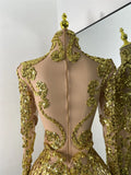 Sparkly Sequins  Gold Silver Mini Dress Women Sexy Split Nightclub Party Performance Dresses Birthday Celerbity Stage Outfit
