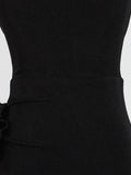 Sexy Bodycon Evening Maxi Dress for Women Halter Sleeveless High Waist Spliced Sequined Backless Ceremony Dresses Female New
