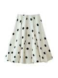 White Spliced Folds Two Piece Set Female V Neck Sleeveless Top Gentle Elegant Women's Skirt Sets Summer Fashion New