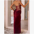 Chic Gauze Fishbone Strapless Dress Women Sleeveless Off Shoulder Waist Cinching Slim Long Dresses 2026 Lady Evening Party Gowns