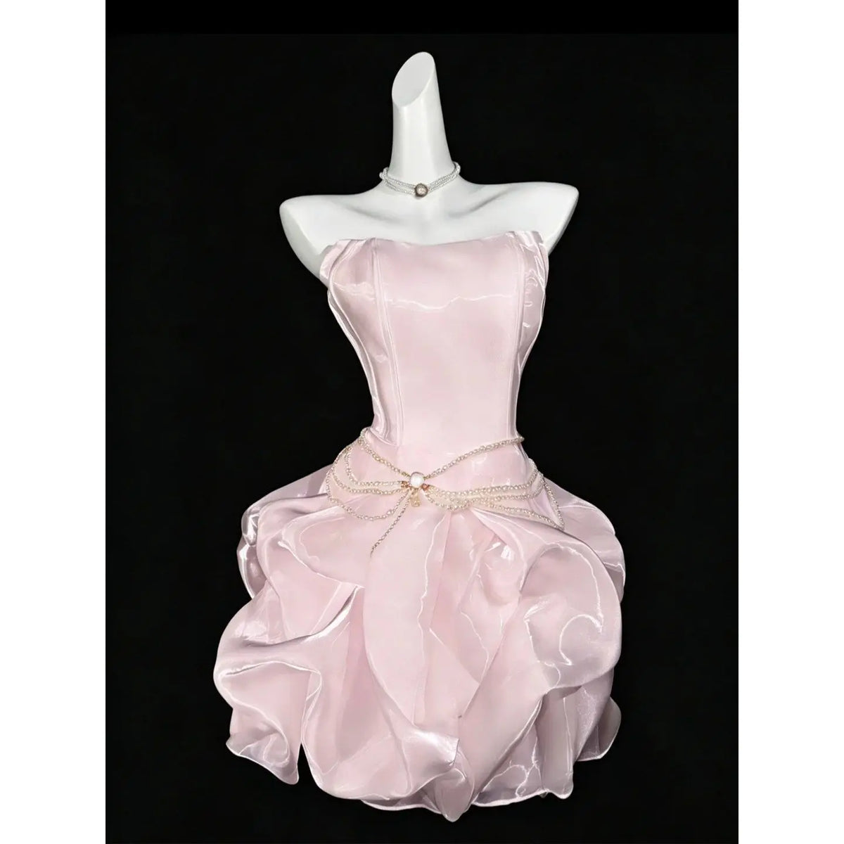 Olive Girl Pink Romantic Dress for Garden Wedding 2026 Fairycore Photoshoot Everyday Wear XS-XXXL XS-3XL Plus Size Romantic Garden Party Editorial Not Costume Dress Chinese Heritage Fashion Women
