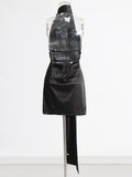 Customer Custom White Adjustable Strap Slip Night Dress