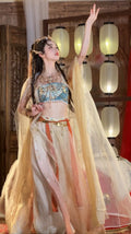 Olive Girl Red Embroidered Hanfu Dress for Ren Faire 2026 Fairycore Photoshoot S-L XS-3XL Plus Size Hand Embroidered Flowing Sleeve Ren Faire Dress Hanfu Chinese Dress Traditional Chinese Clothing Chinese Heritage Fashion Women